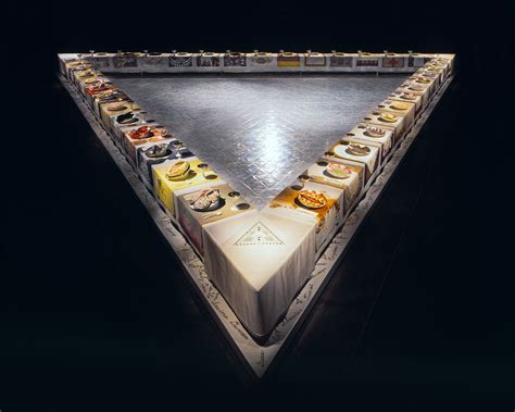 the dinner party by judy chicago image